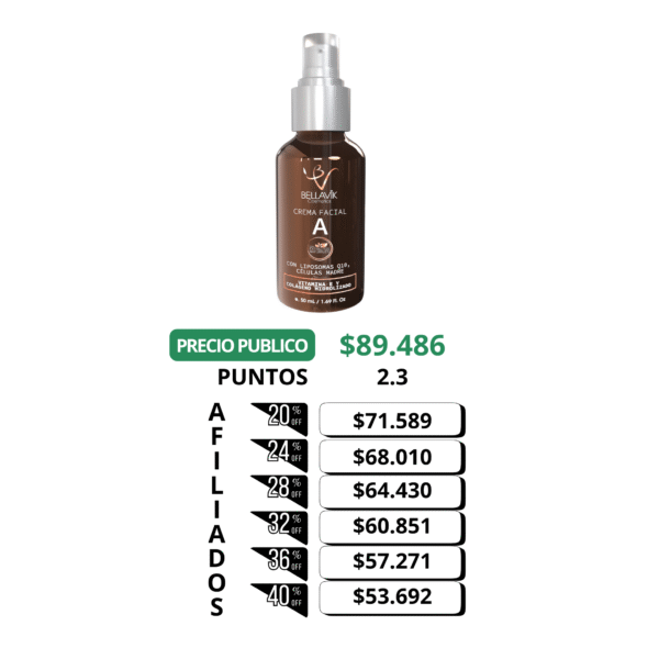Crema Facial Antiage - Imagen 2