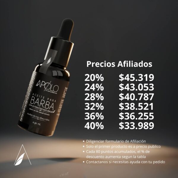 Aceite para Barba Apolo