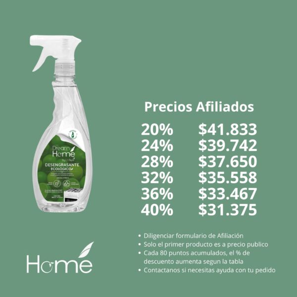 Desengrasante ecológico biodegradable Bienestar Lifehuni 500 ml