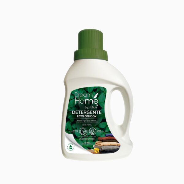 Detergente líquido ecológico biodegradable para ropa