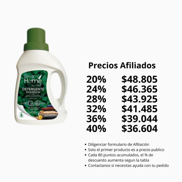 Detergente Liquido Ecologico - precios