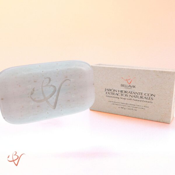 Jabón Hidratante de Arroz, Avena y Coco Bellavik