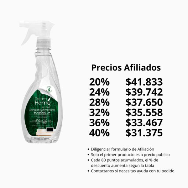 Limpiador Multiproposito Ecologico - precios