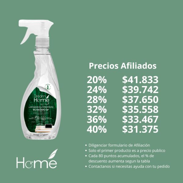 Limpiador ecológico multiusos Bienestar Lifehuni 500 ml
