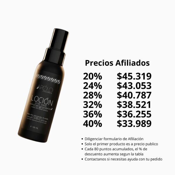 After Shave Apolo - precios