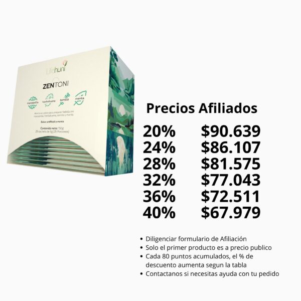 Zentoni - precios